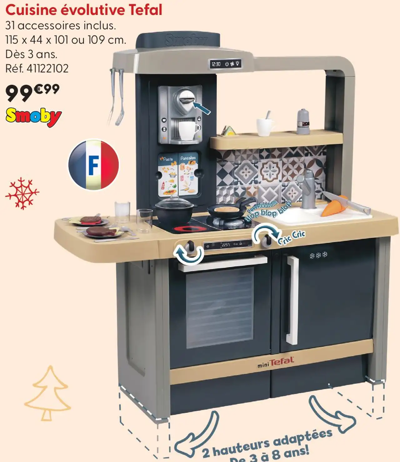 Cuisine évolutive Tefal Smoby