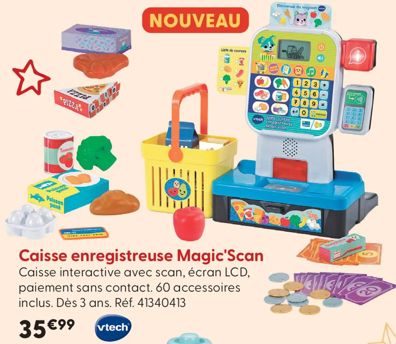 Caisse enregistreuse Magic'Scan Vtech