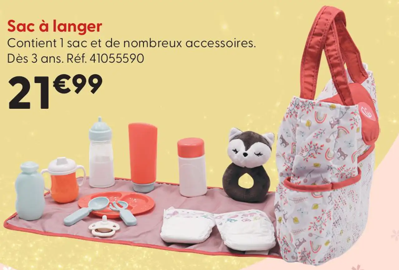 Sac à langer Cerise & Capucine