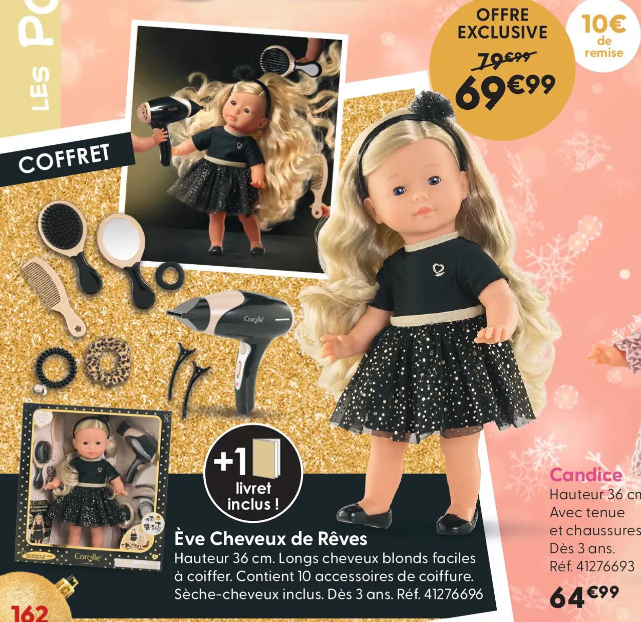 Poupée Coffret Ève Cheveux de Rêves Corolle