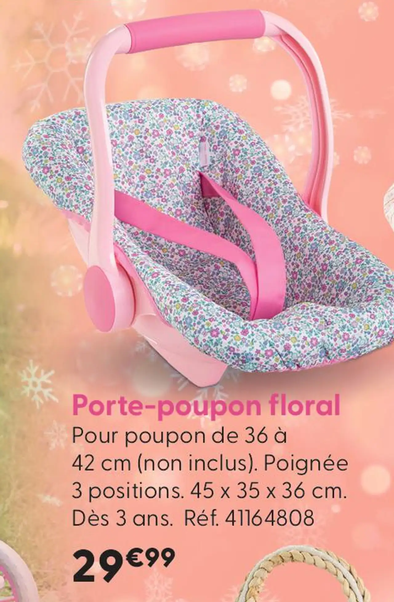Porte-poupon floral Corolle