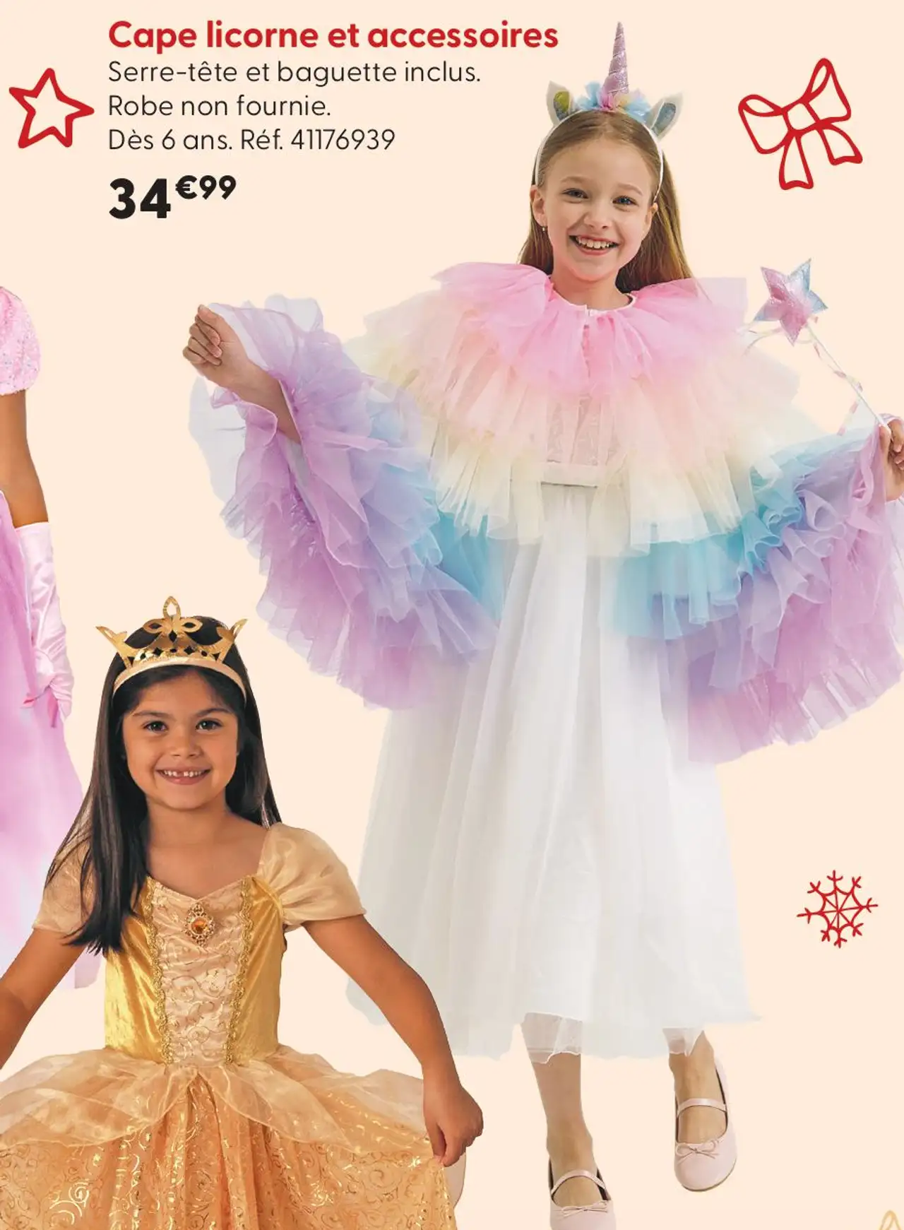 Cape licorne et accessoires