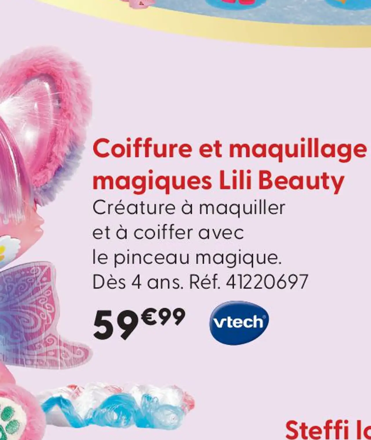 Coiffure et maquillage magiques Lili Beauty VTech