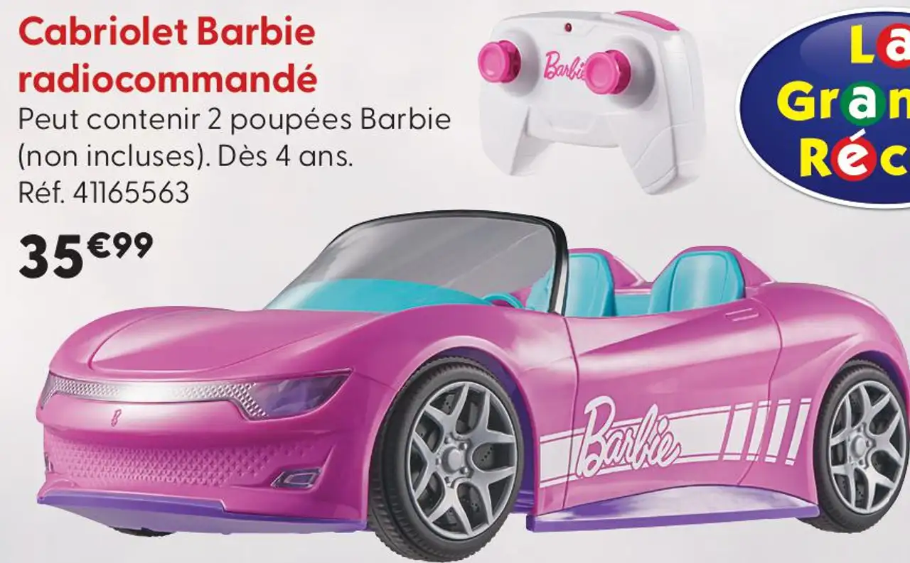 Cabriolet Barbie radiocommandé