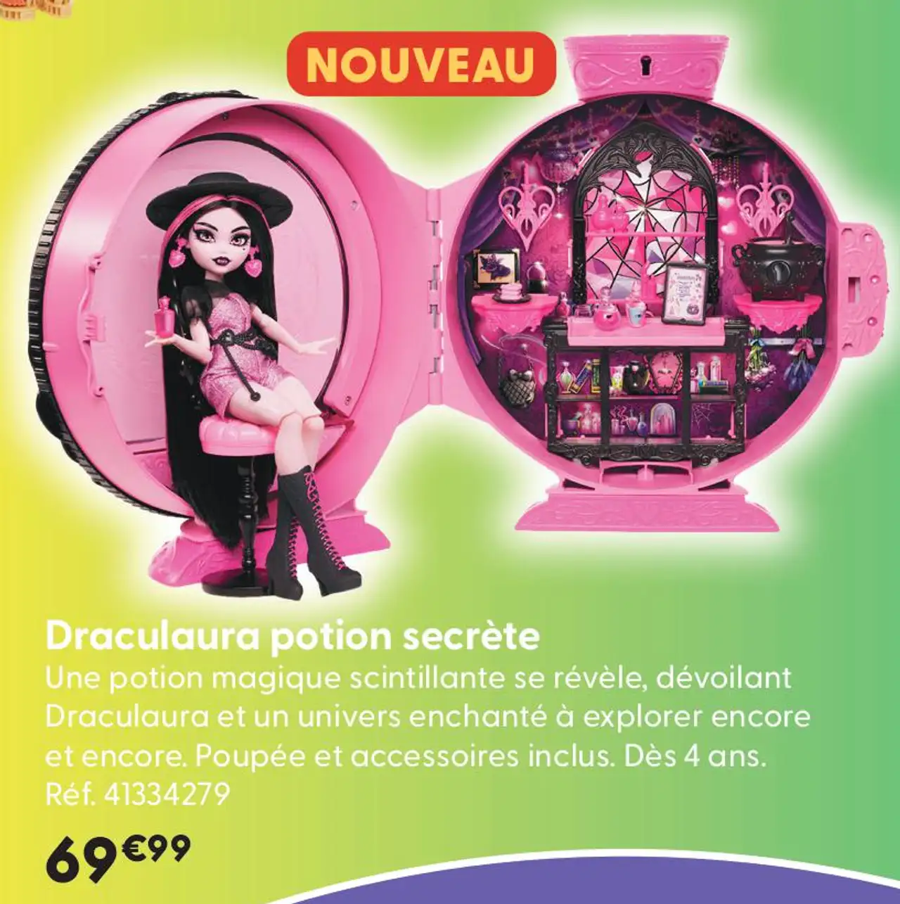 Draculaura potion secrète Monster High