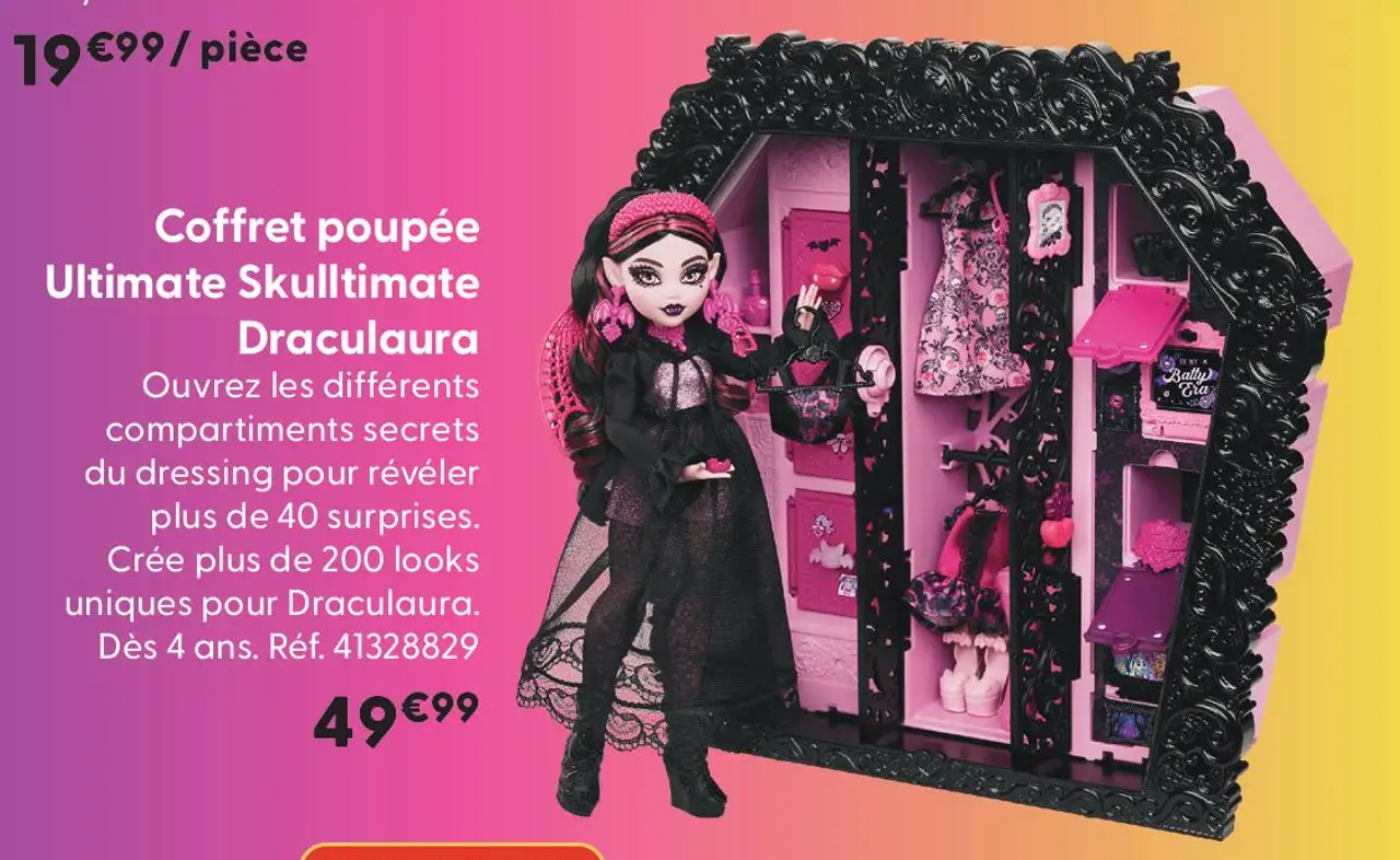 Coffret poupée Ultimate Skulltimate Draculaura Monster High
