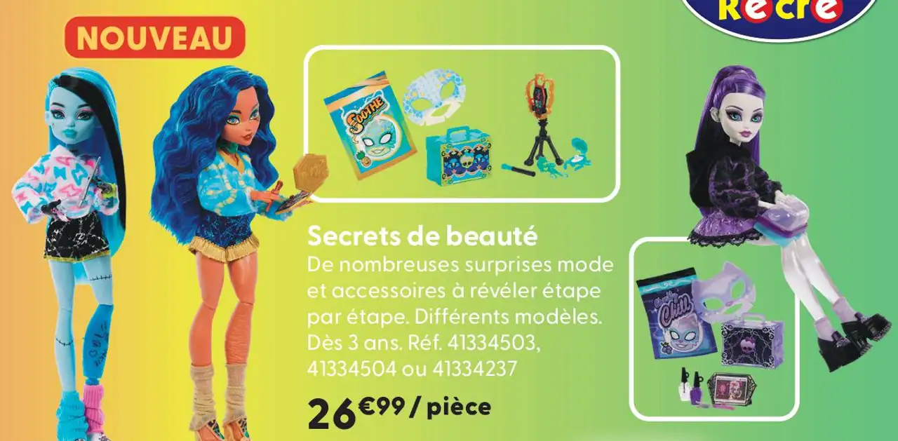 Secrets de beauté Monster High
