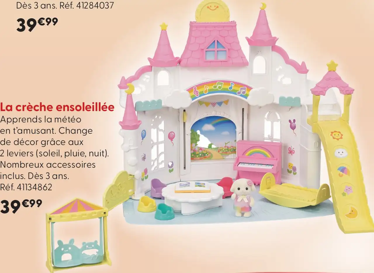 La crèche ensoleillée Sylvanian Families