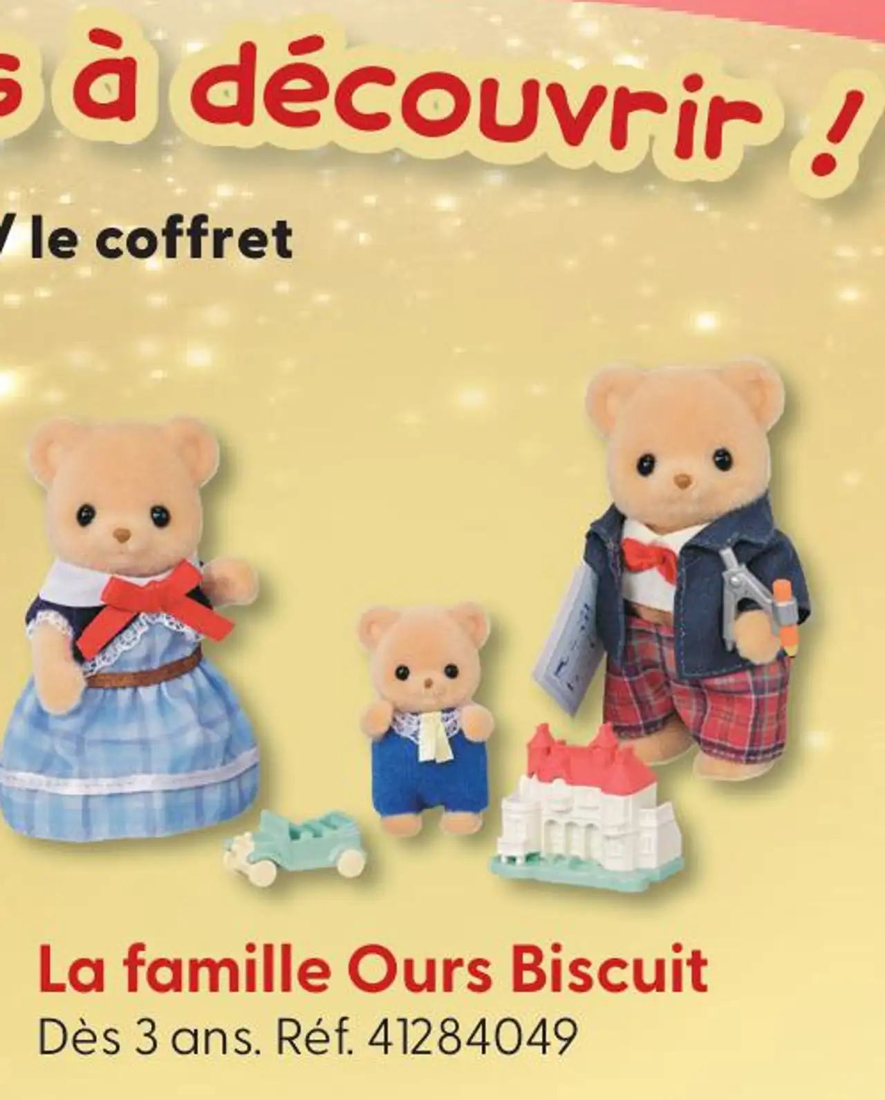 La famille Ours Biscuit Sylvanian Families