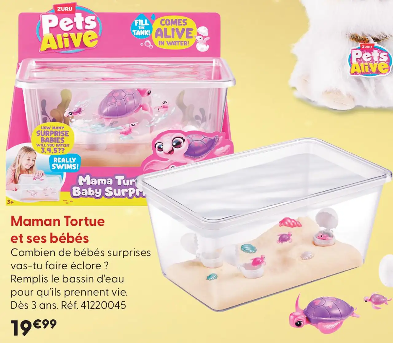 Pets Alive Maman Tortue et ses bébés