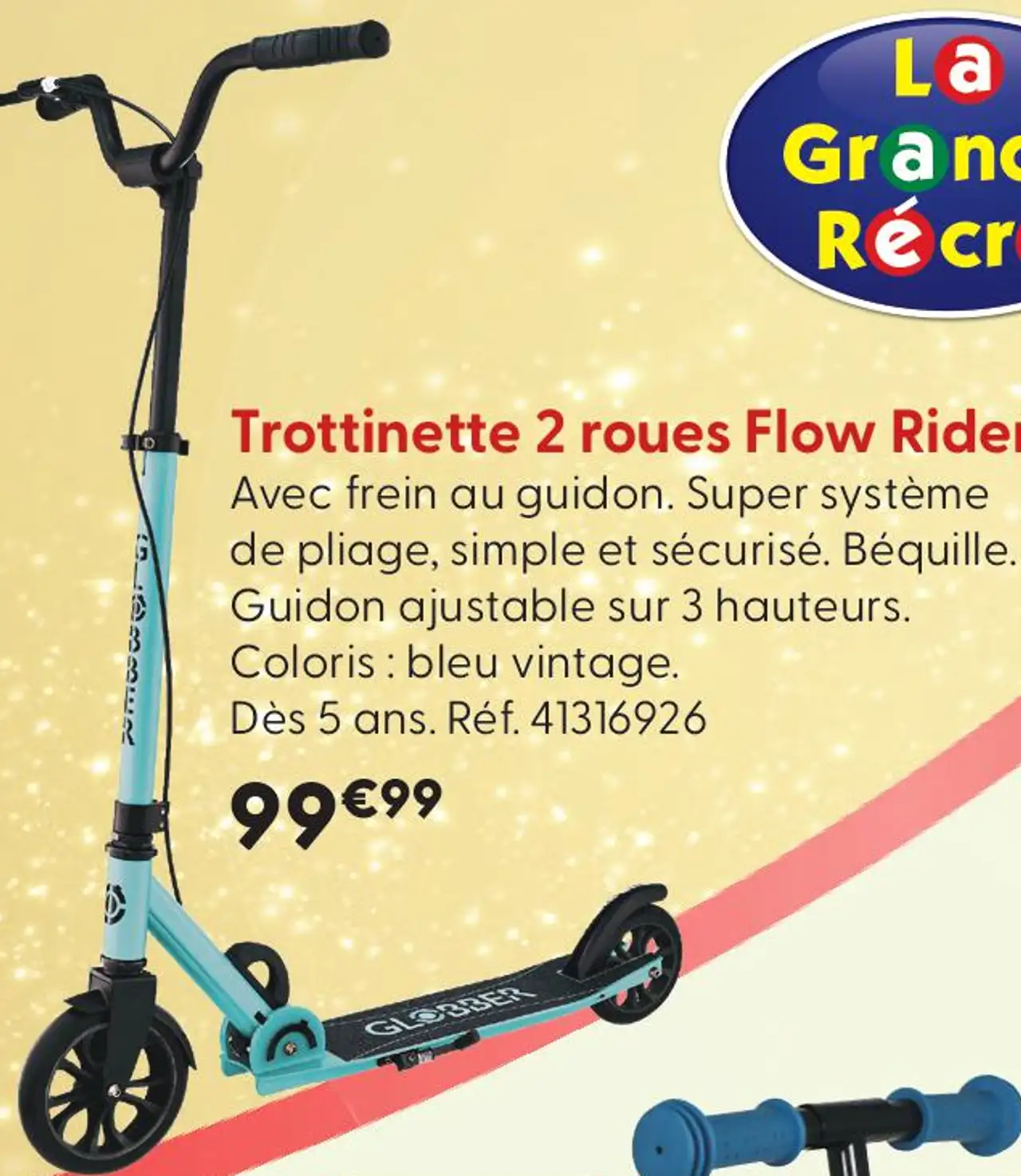 Trottinette 2 roues Flow Rider Globber