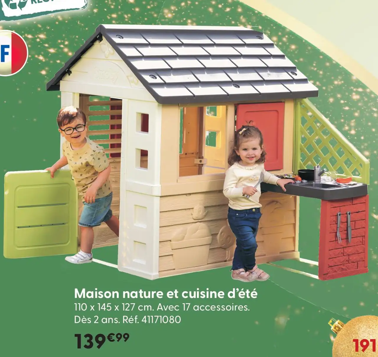 Smoby Maison nature et cuisine d'été