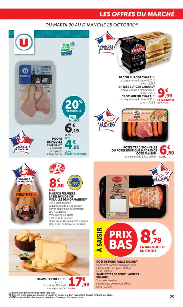 newspaper image - Bacon Burger, Cheese Burger ou Croc Muffin Charal - Hyper U