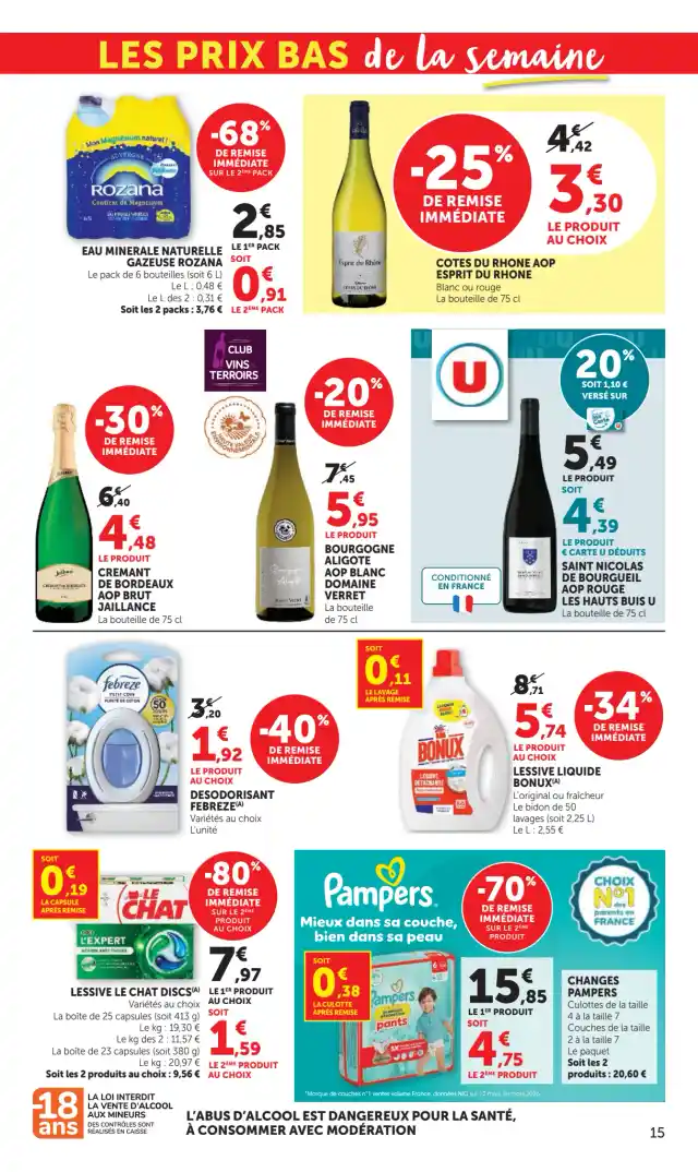 newspaper image - Vin Côtés du Rhône AOP Esprit du Rhône - Super U