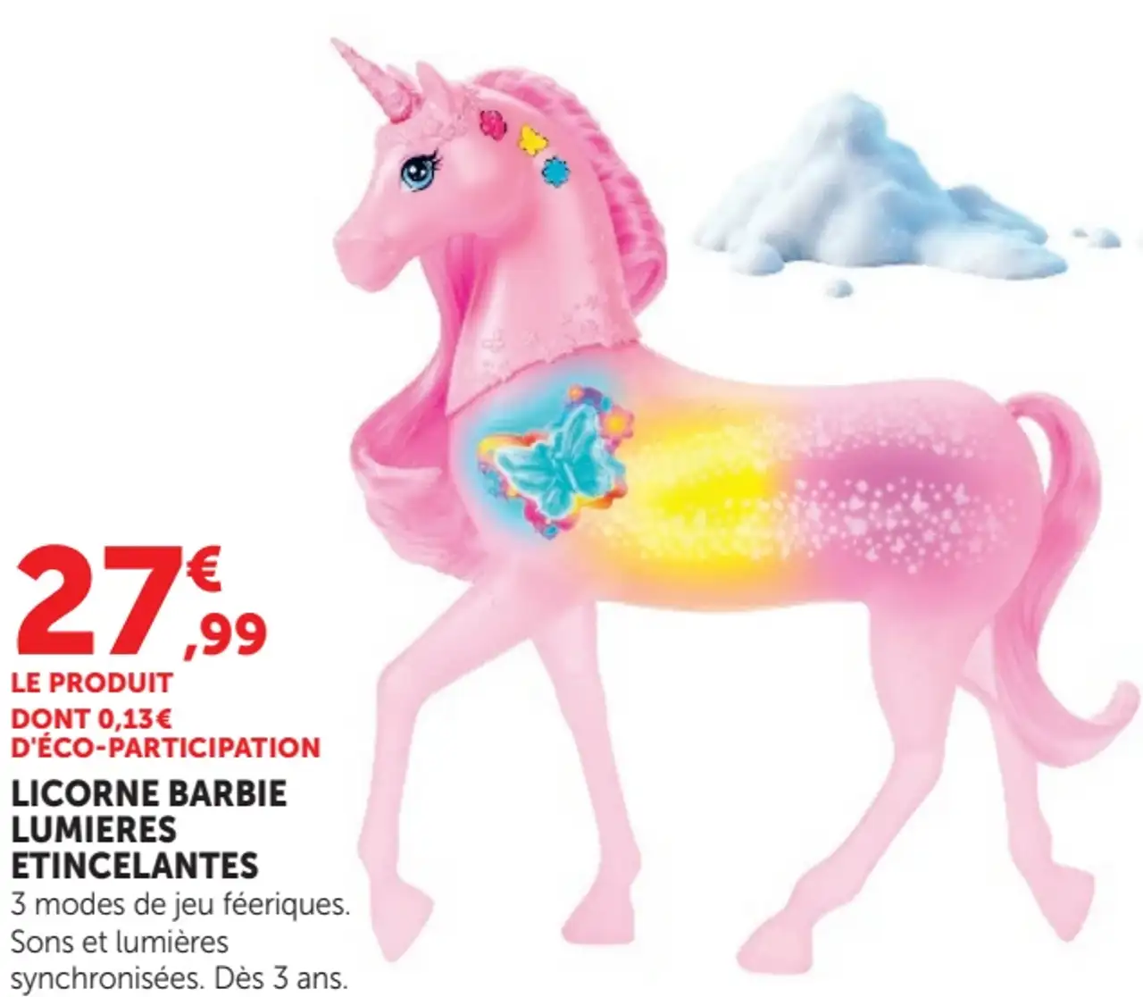 Licorne Barbie Lumières Étincelantes