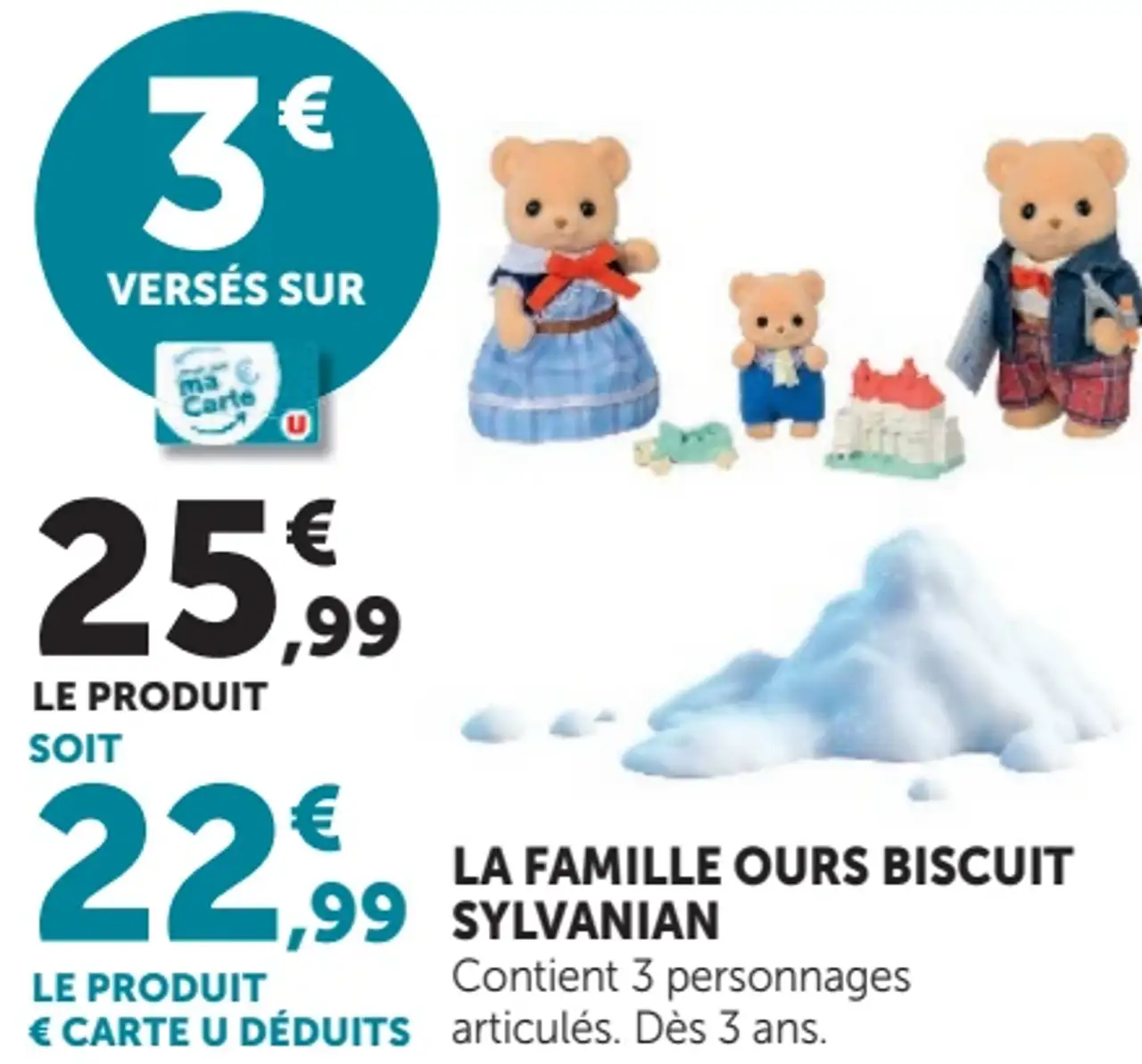 La famille ours biscuit Sylvanian Families