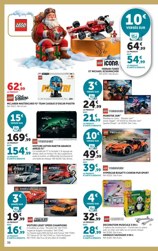 newspaper image - FERRARI F2004 ET MICHAEL SCHUMACHER LEGO Icons - Hyper U