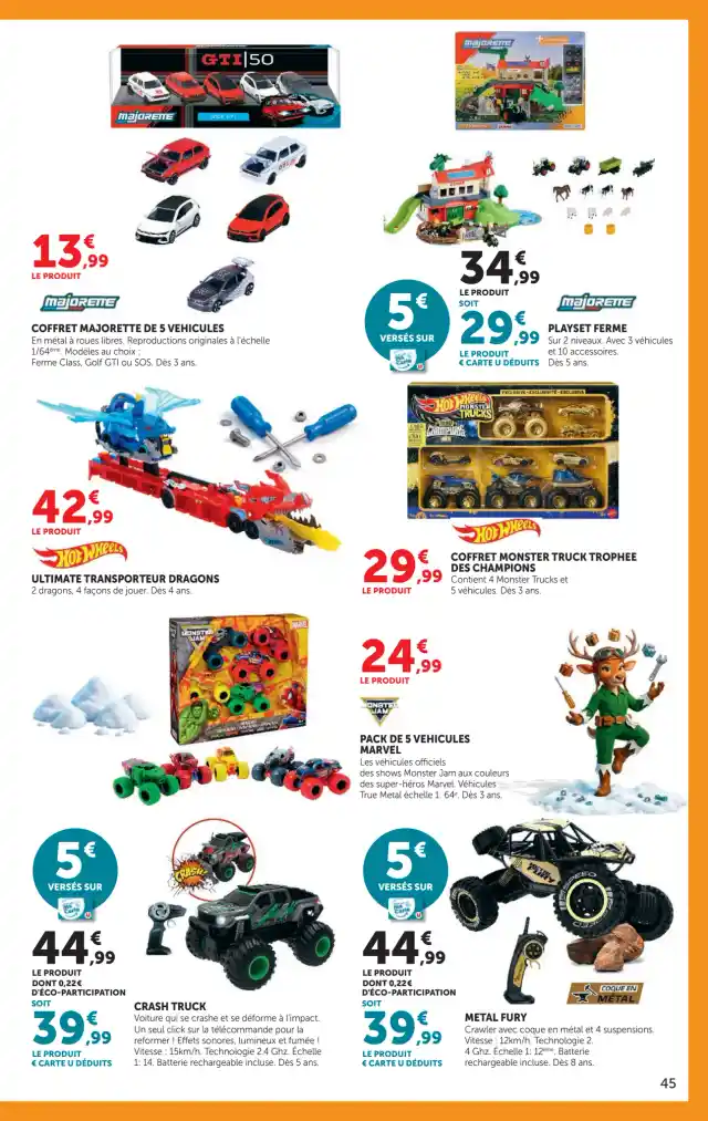 newspaper image - Ultimate transporteur dragons Hot Wheels - Hyper U
