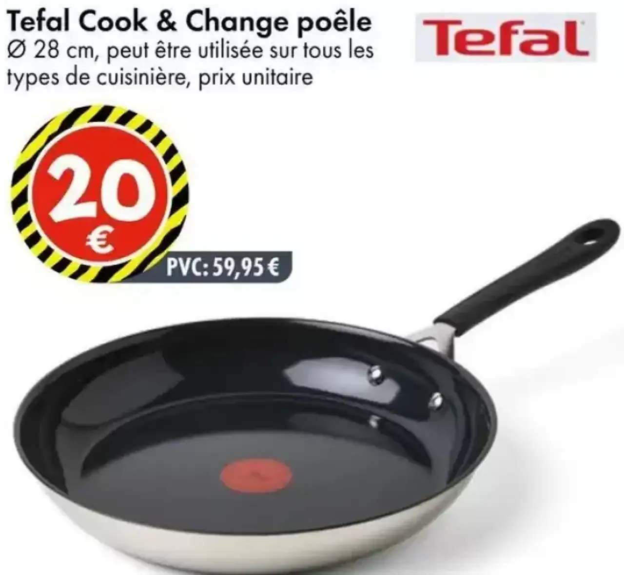 Tefal Cook & Change poêle Ø 28 cm