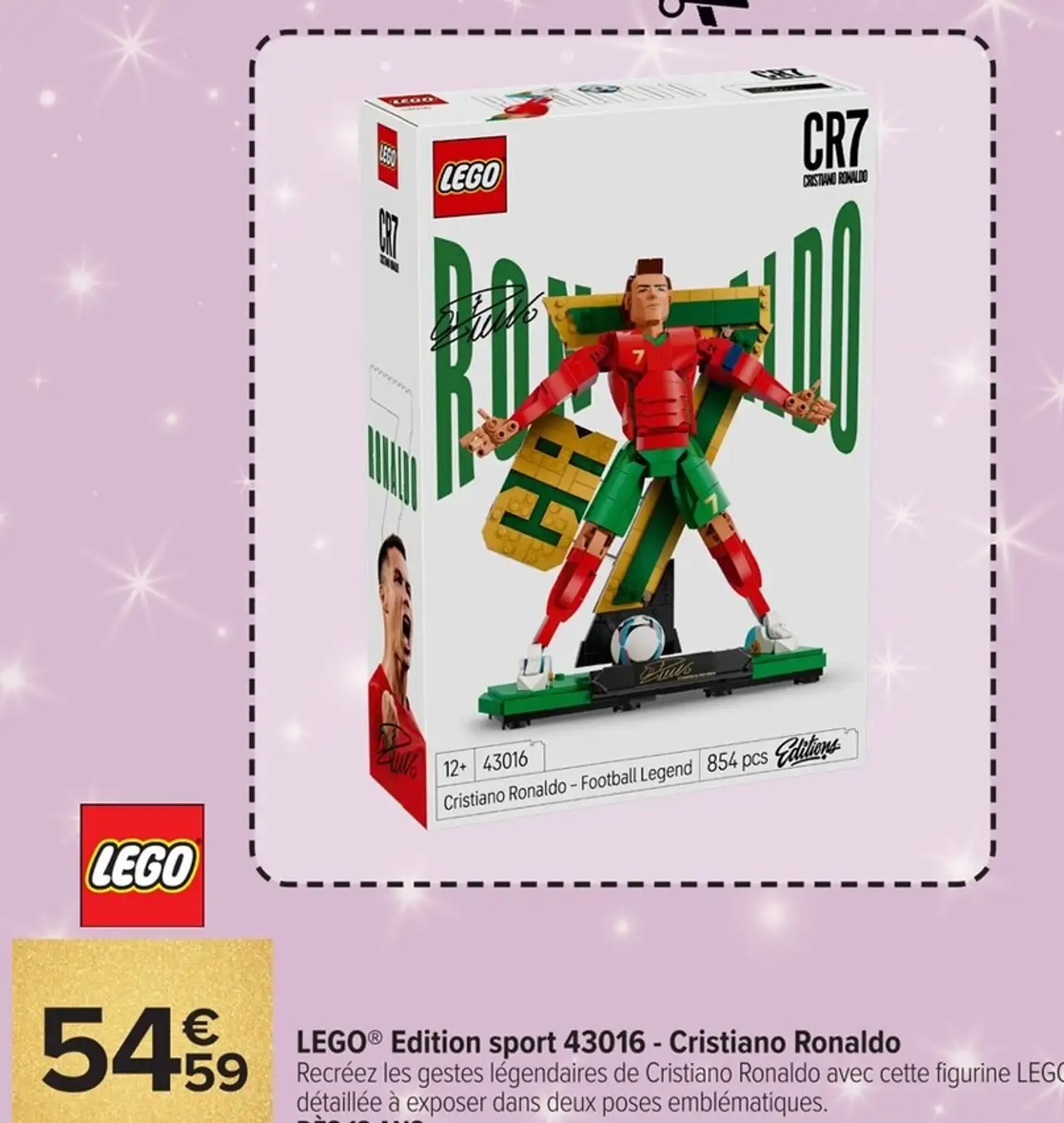 LEGO® Edition sport 43016 - Cristiano Ronaldo