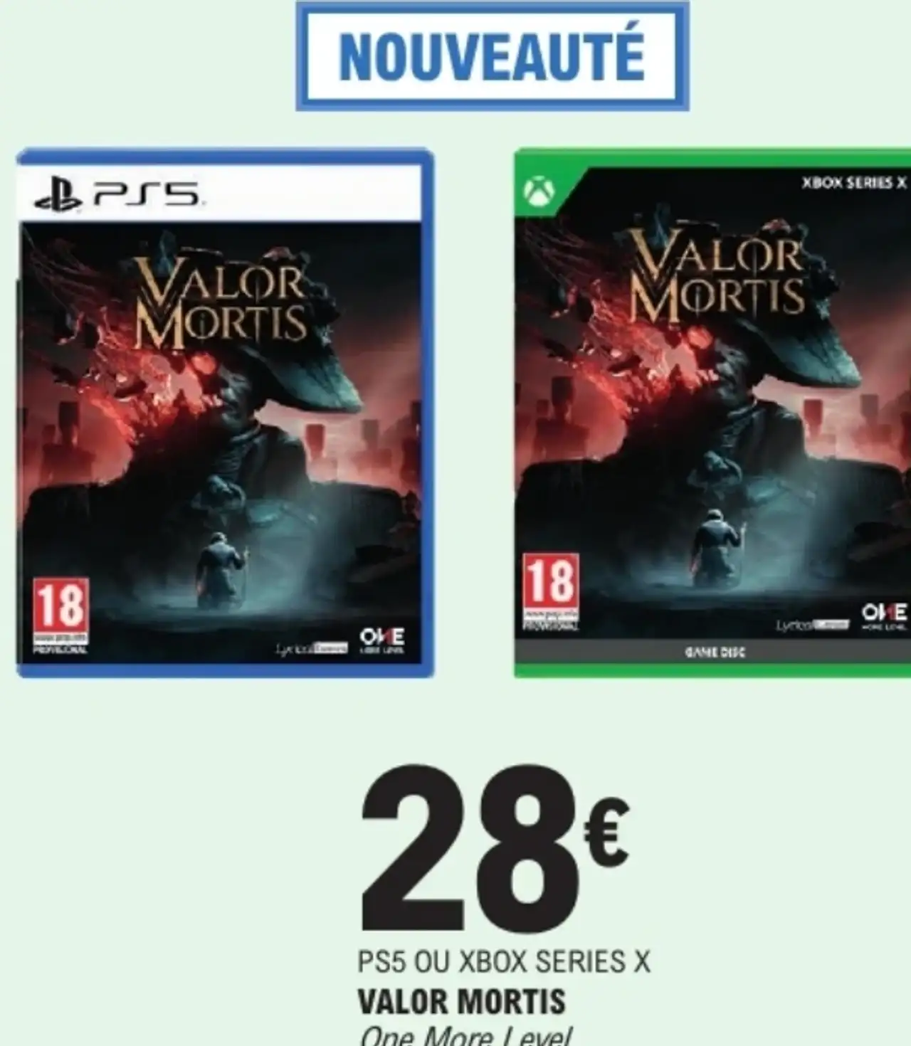 Jeu vidéo Valor Mortis PS5 ou Xbox Series X One More Level