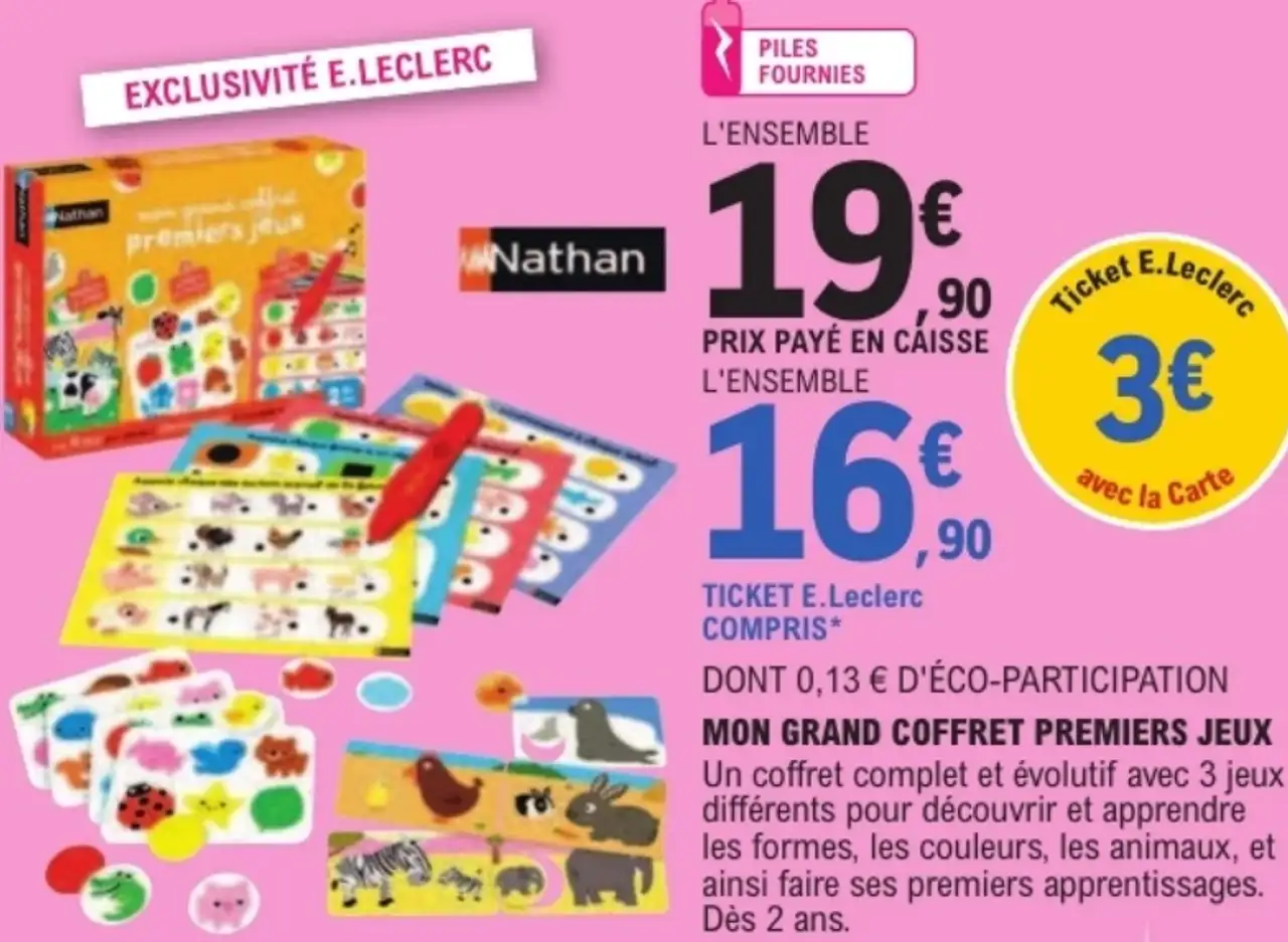 Mon grand coffret premiers jeux Nathan