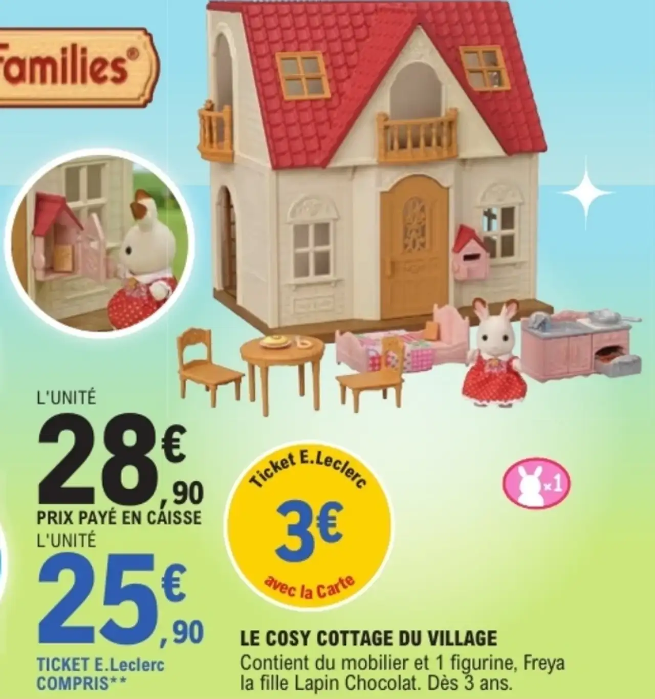 Sylvanian Families Le cosy cottage du village