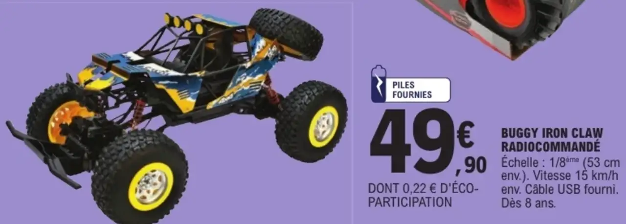 Buggy Iron Claw radiocommandé