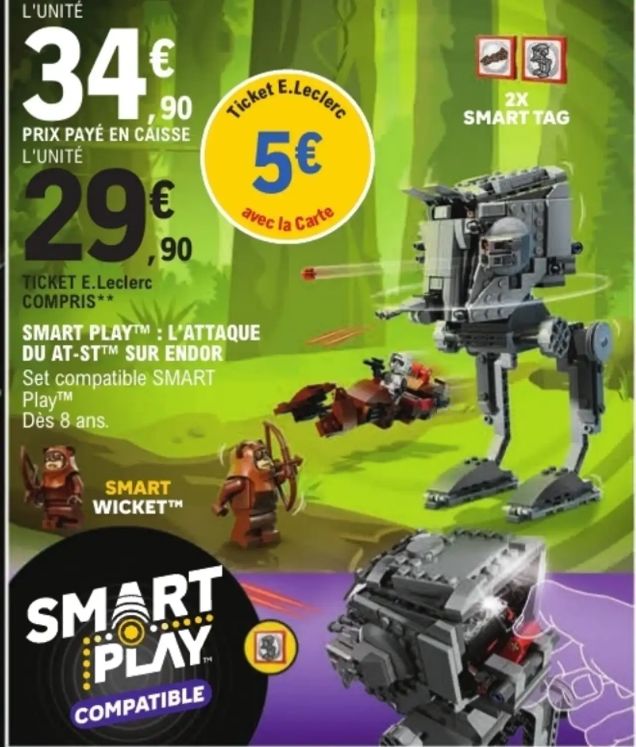 LEGO Star Wars Smart Play : L'attaque du AT-ST sur Endor