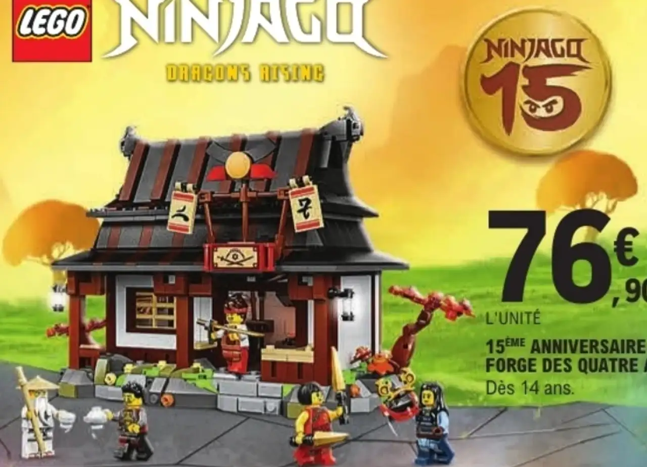 LEGO Ninjago 15ème anniversaire - La forge des quatre armes