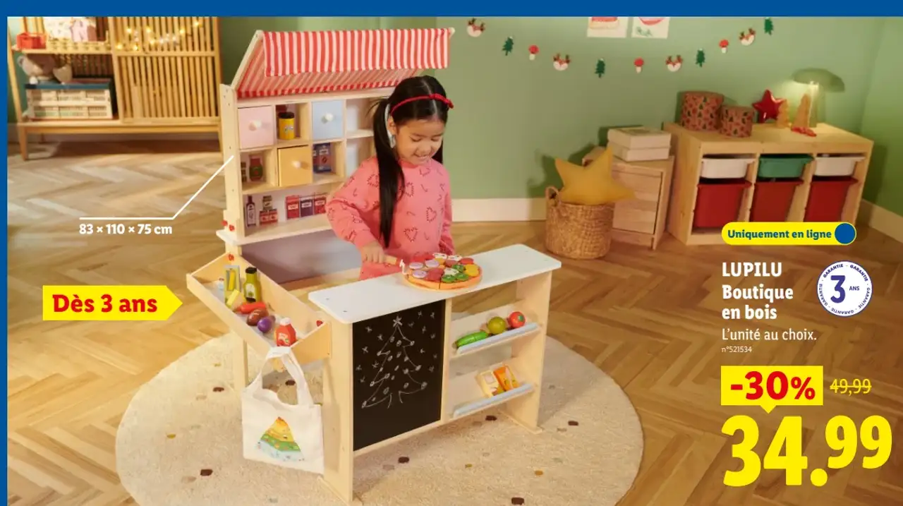 Boutique en bois LUPILU