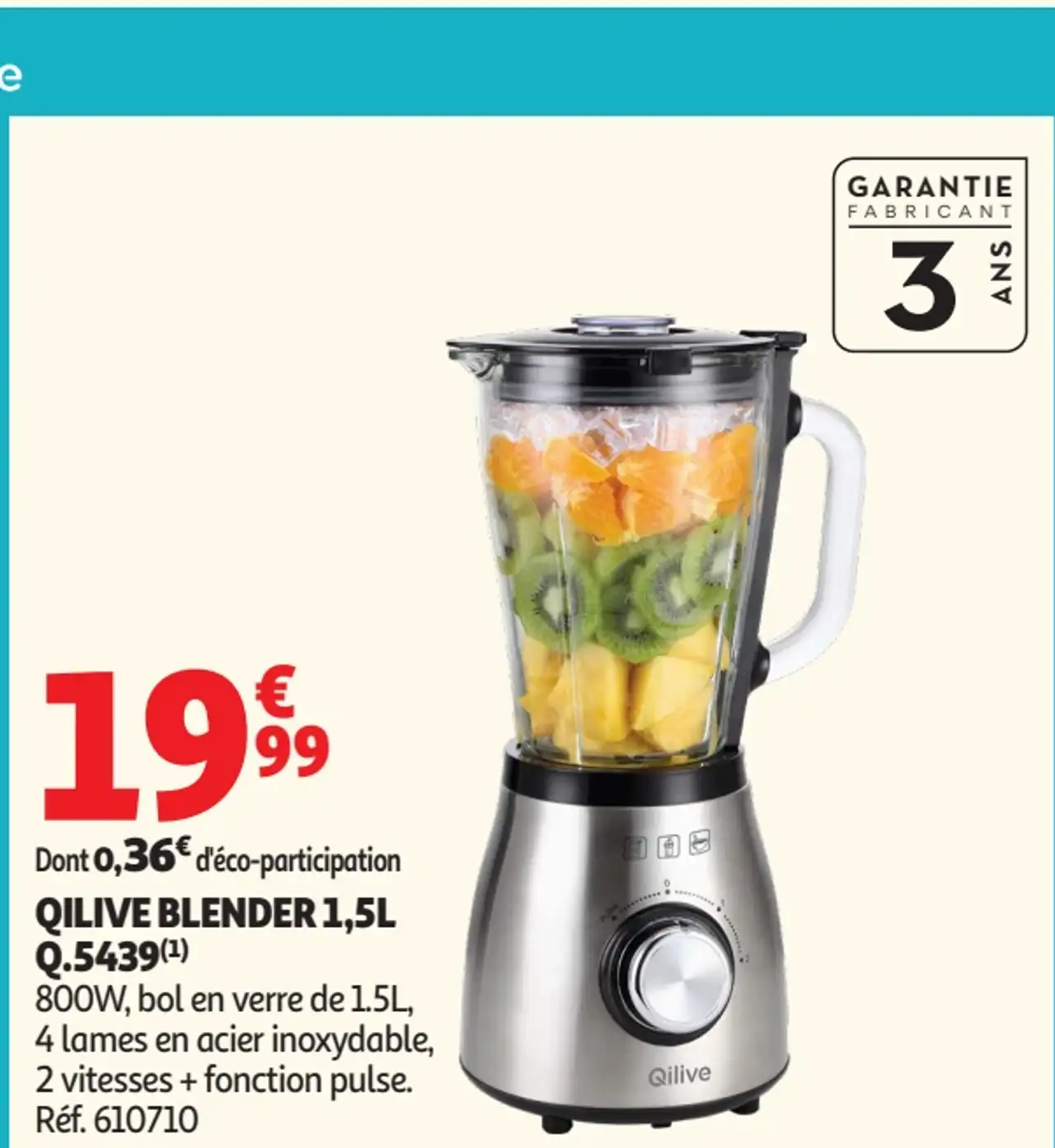 Qilive Blender 1,5L Q.5439