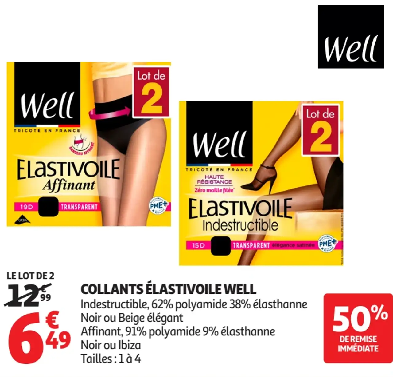 Collants Elastivoile Well