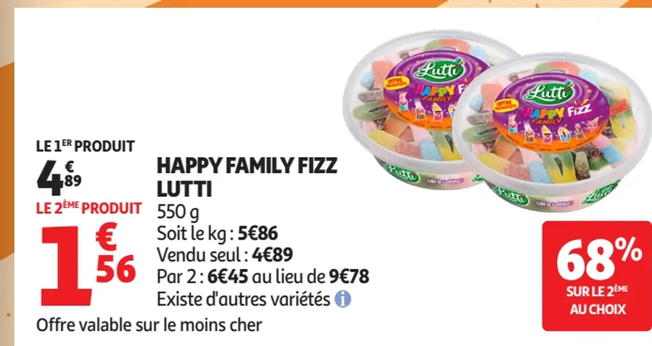 Happy Family Fizz Lutti