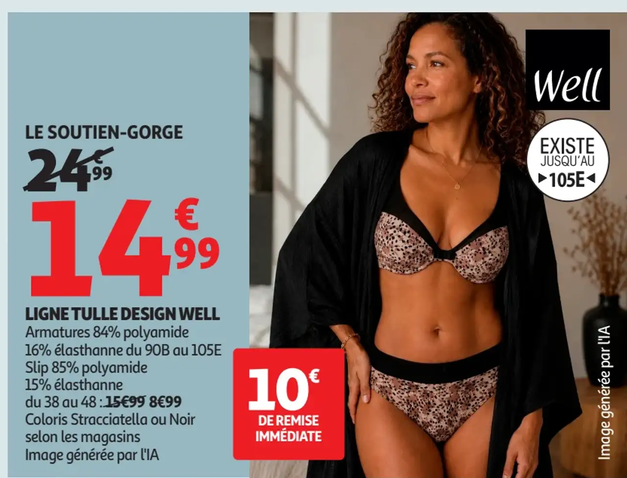 Soutien-gorge Ligne Tulle Design Well
