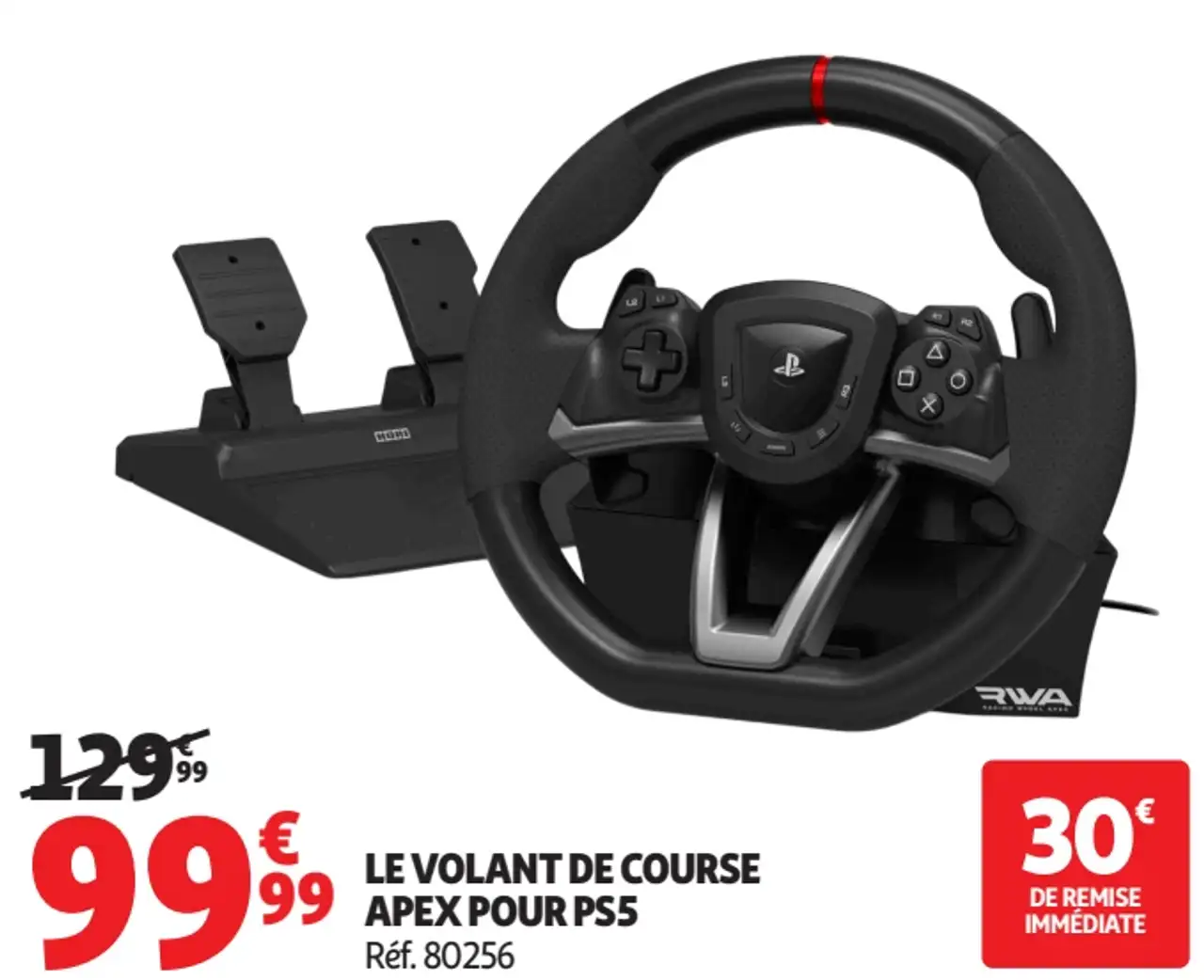 LE VOLANT DE COURSE APEX POUR PS5