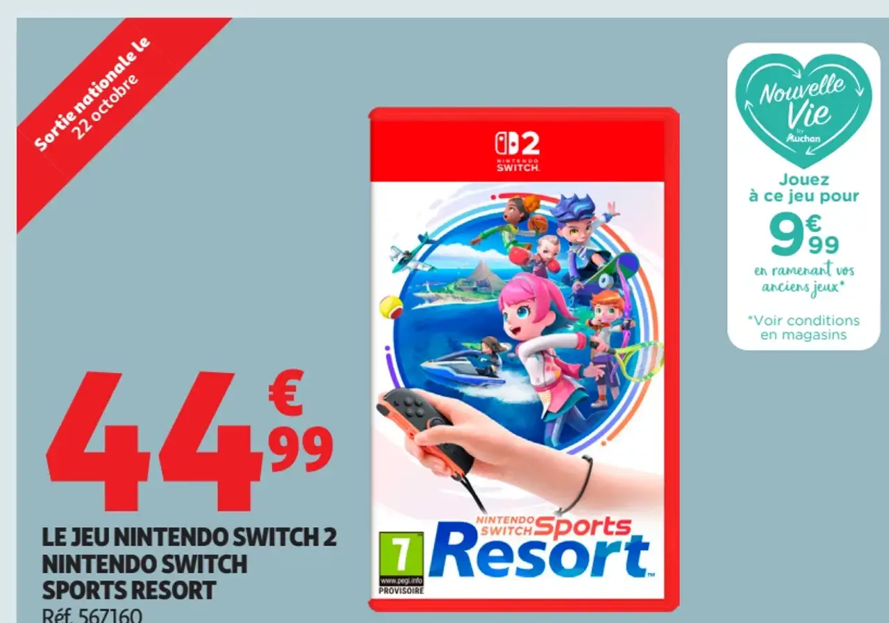 Jeu vidéo Nintendo Switch 2 Nintendo Switch Sports Resort