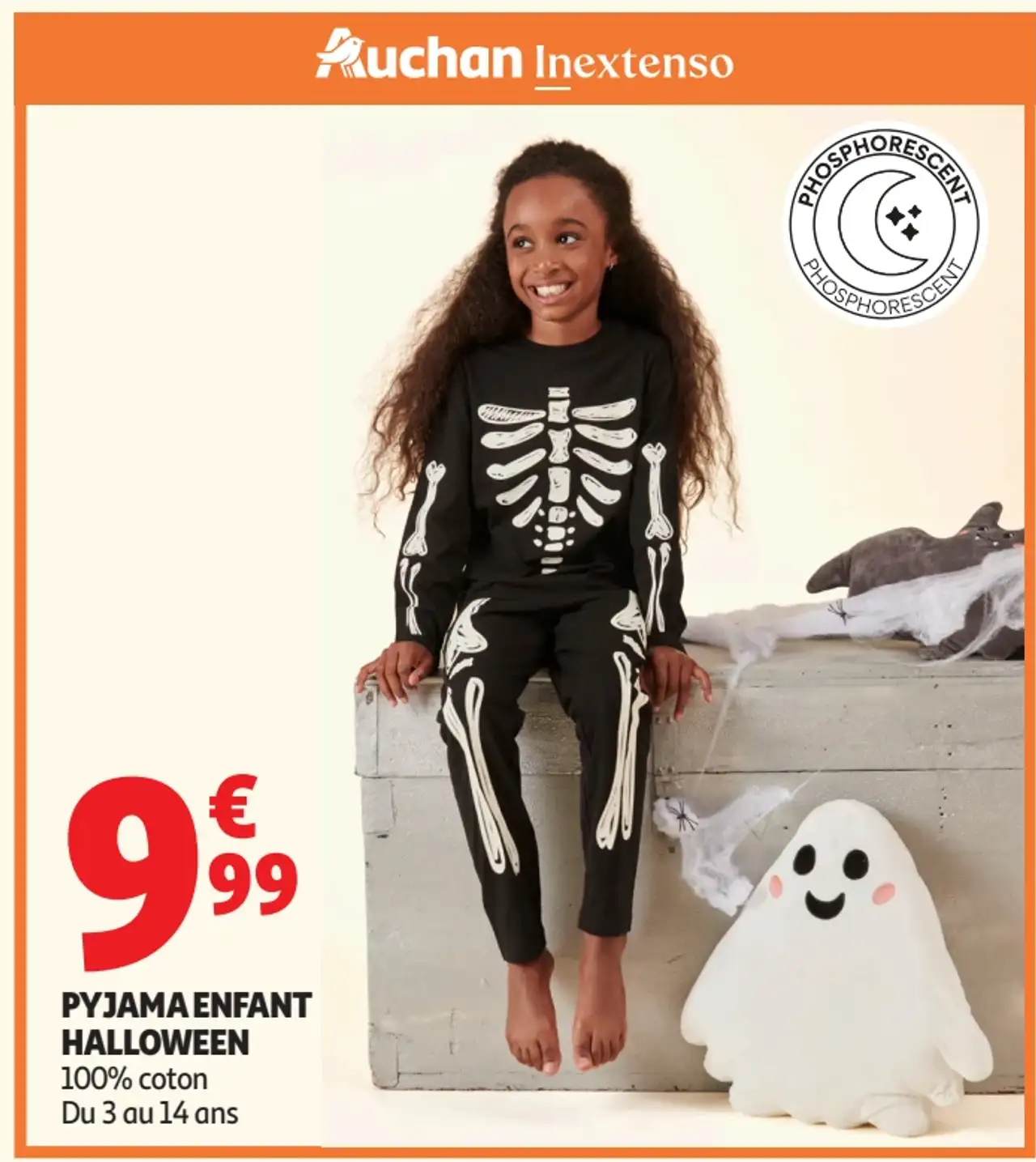 Pyjama enfant Halloween Inextenso 100% coton