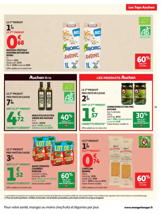 newspaper image - Cornichons extra fins Auchan - Auchan Supermarché