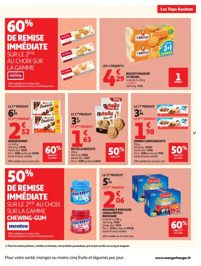 newspaper image - Biscuits Nutella Biscuits - Auchan Supermarché