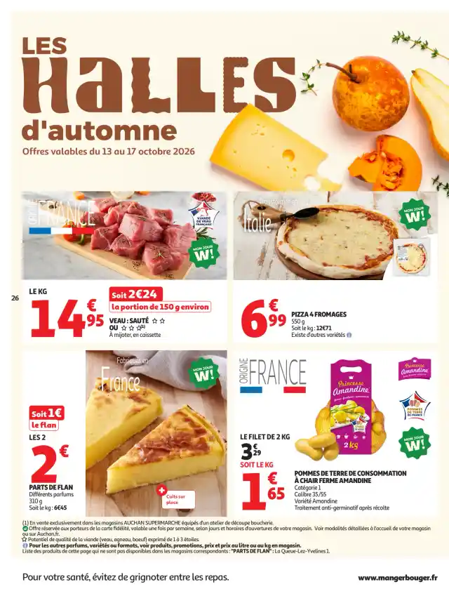 newspaper image - Veau sauté à mijoter - Auchan Supermarché