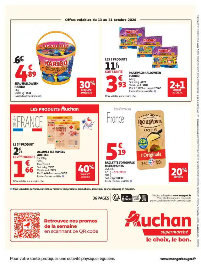 newspaper image - Multipack Halloween Haribo - Auchan Supermarché
