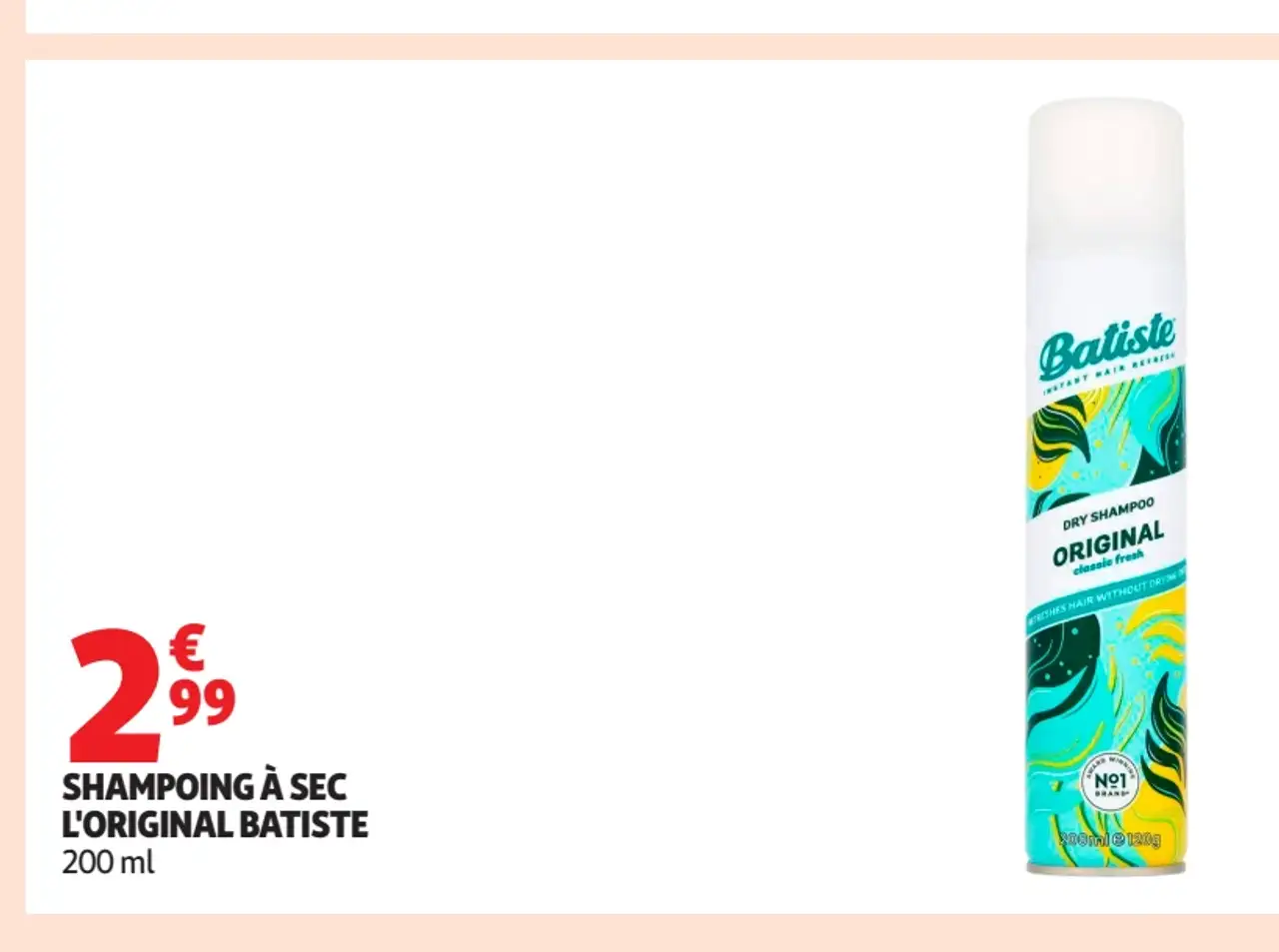 Shampoing à sec L'Original Batiste