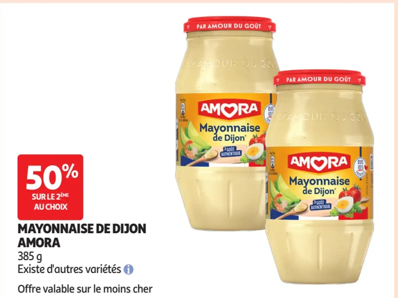 Mayonnaise de Dijon Amora 385 g