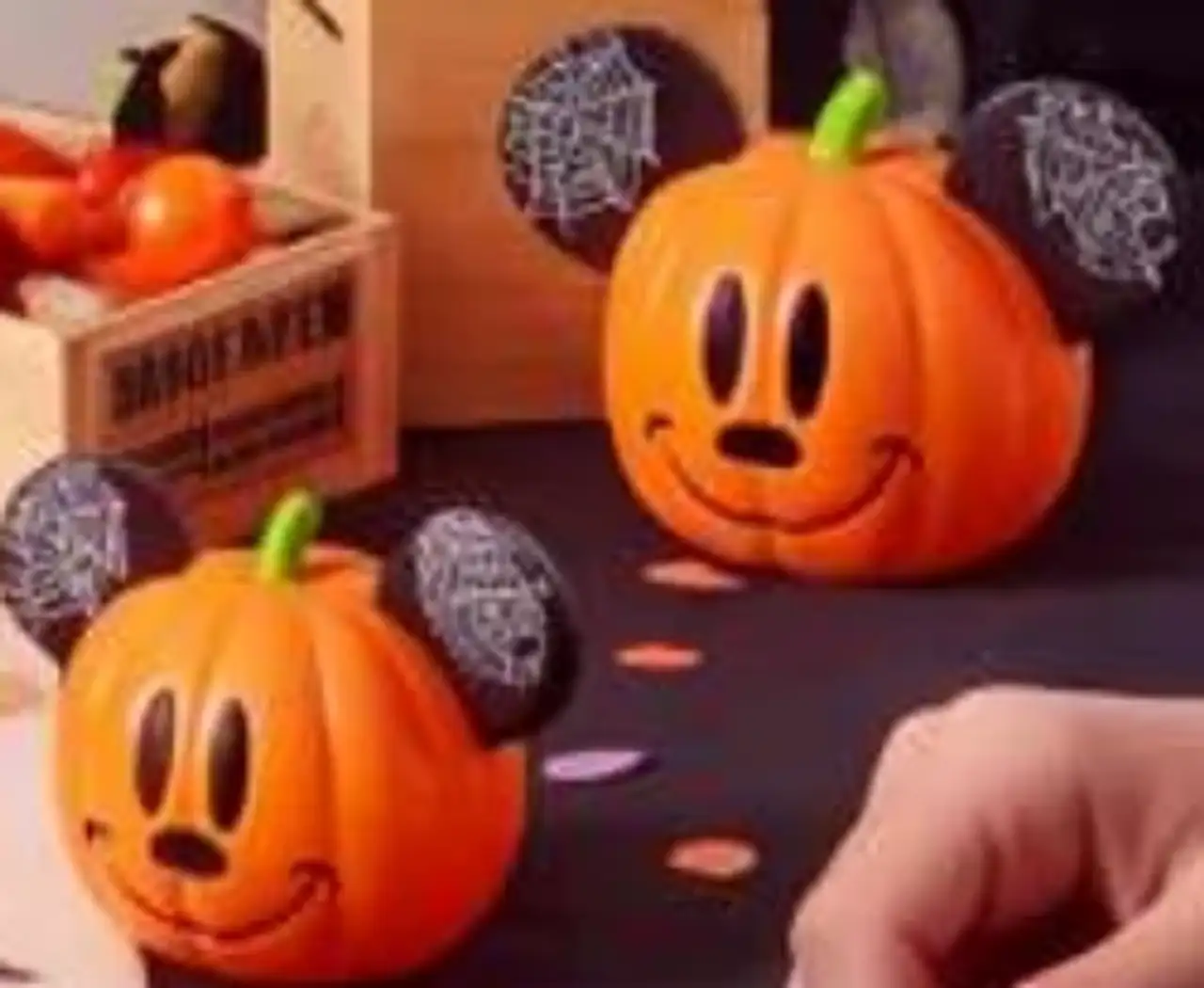 Petite décoration citrouille Mickey Disney Halloween