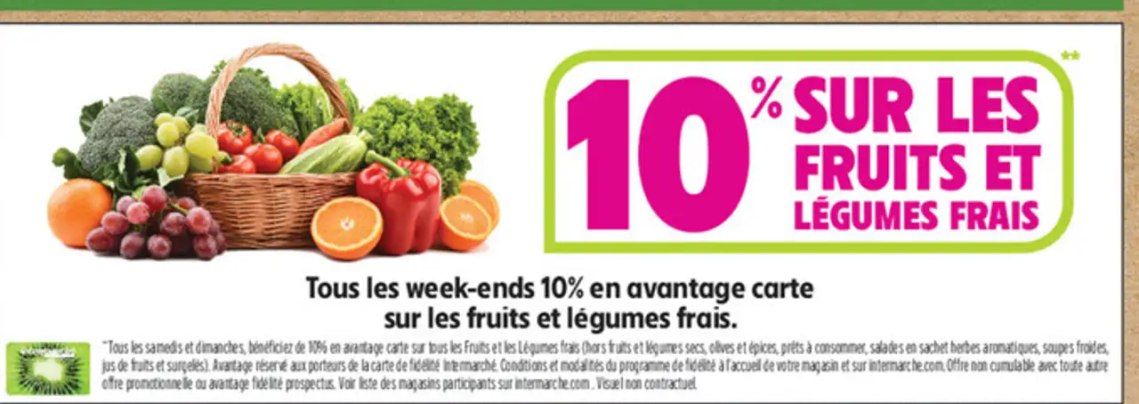 Fruits et légumes frais