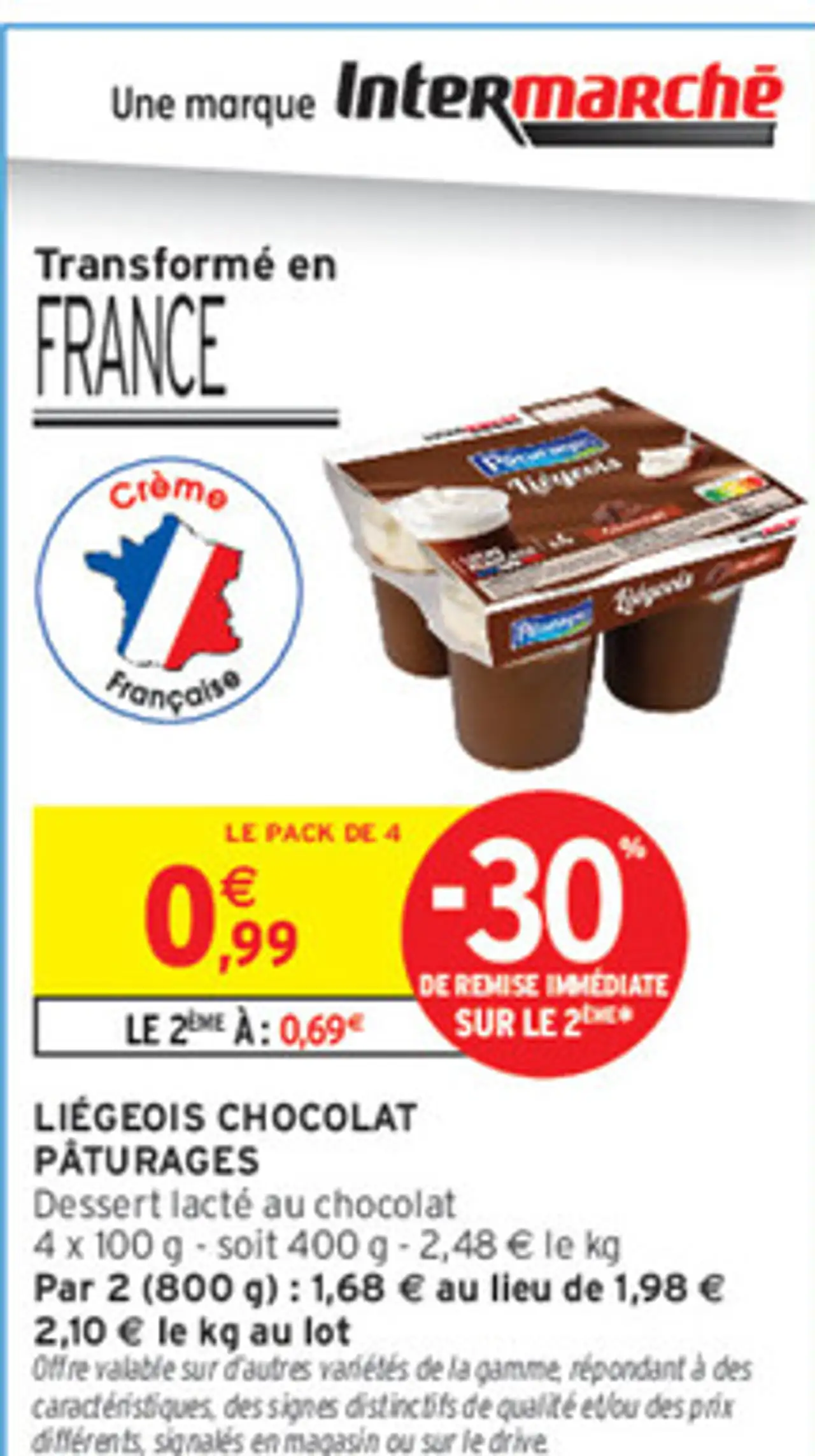 Liégeois chocolat Pâturages