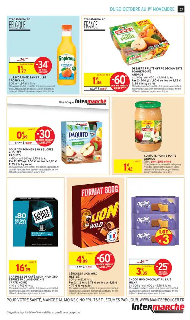 newspaper image - GOURDES POMMES SANS SUCRES AJOUTÉS PAQUITO - Intermarché Super