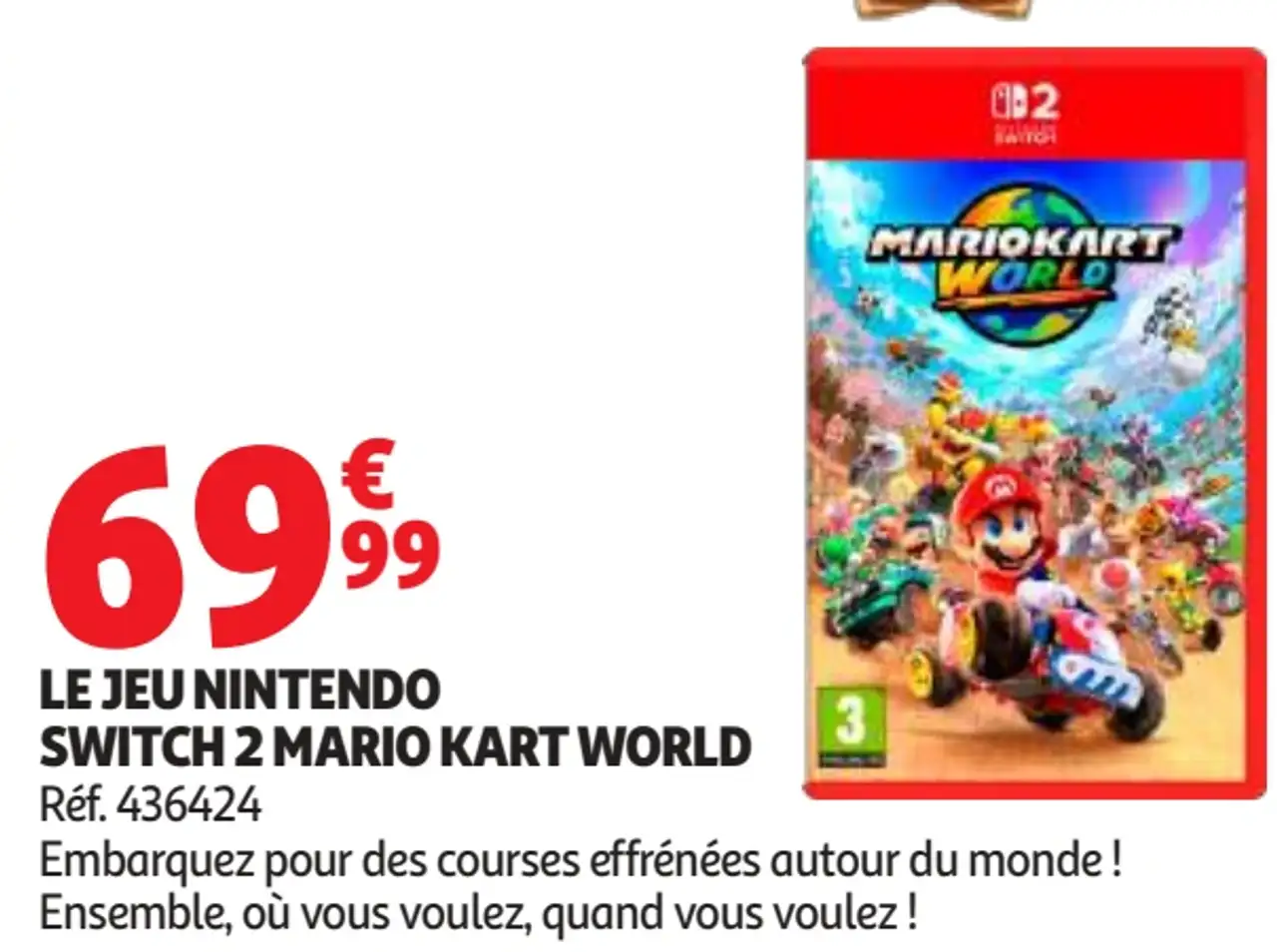 Le jeu Nintendo Switch 2 Mario Kart World