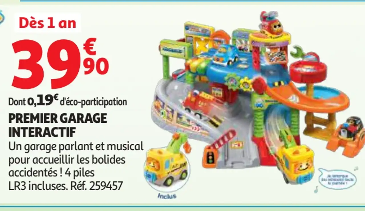 Vtech Tut Tut Bolides Premier Garage Interactif